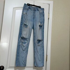 American Eagle mom straight jeans